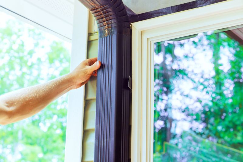 Rain Gutter Downspout Repair